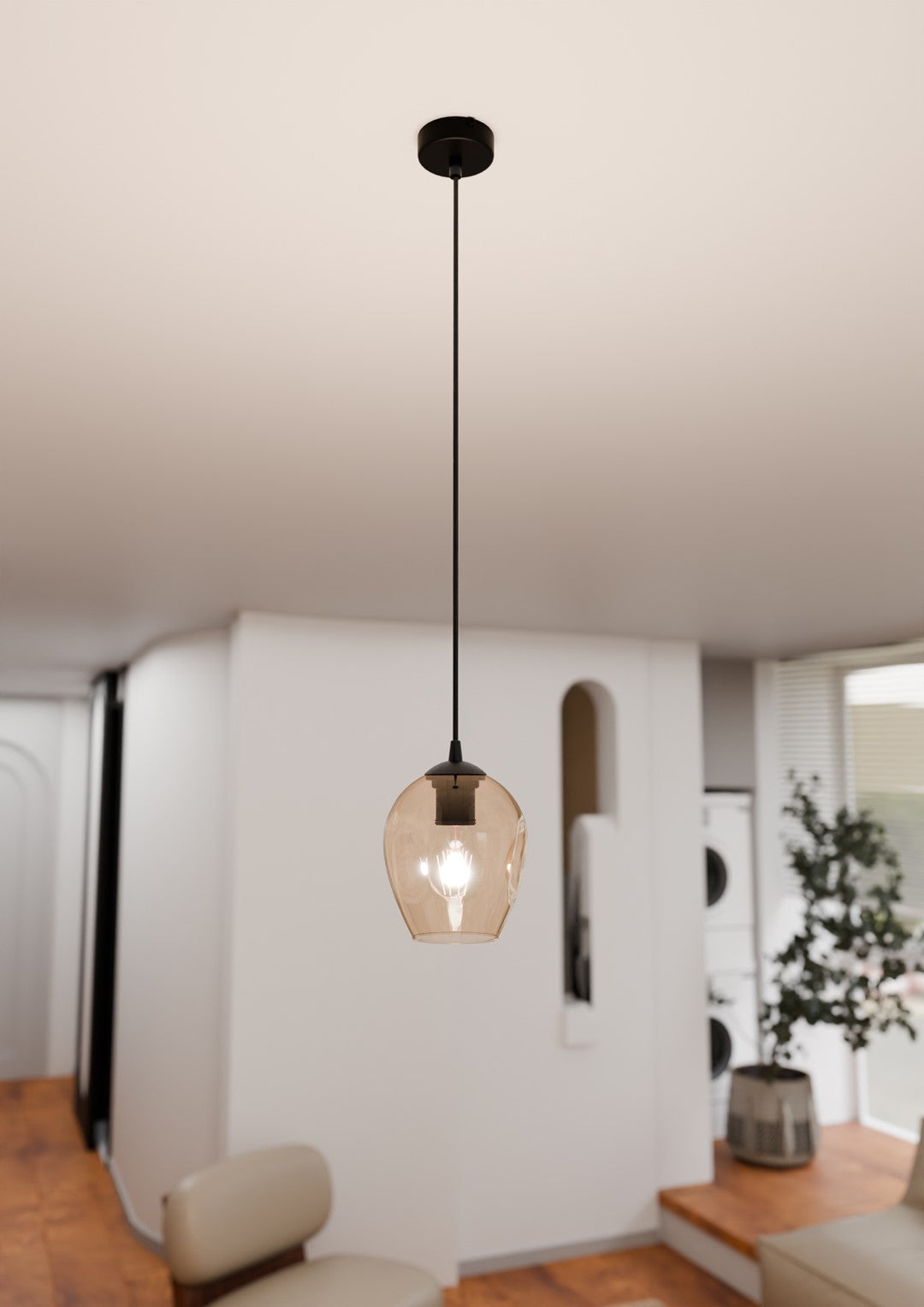 Istar 1 pendant light amber