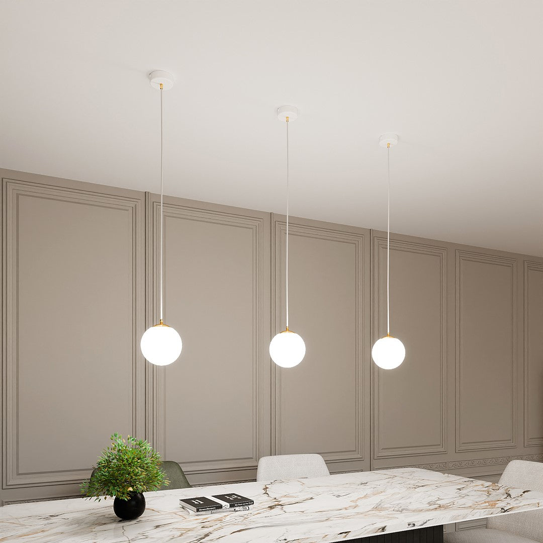 Royal 1 pendant light white