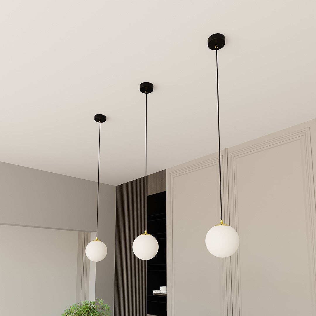 Royal 1 pendant light black