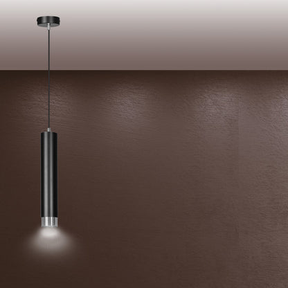 Kibo 1 pendant light black/chrome