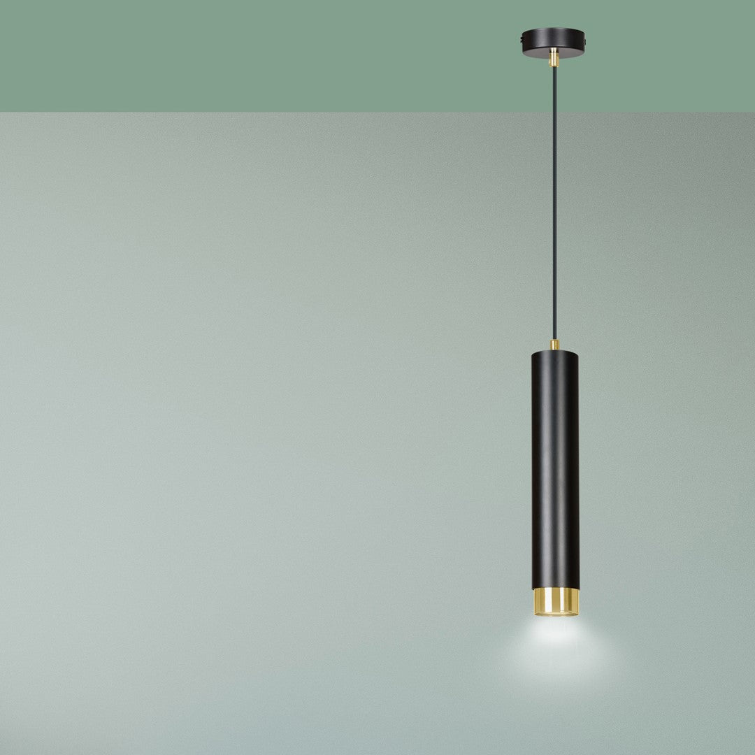 Kibo 1 pendant light blue/gold