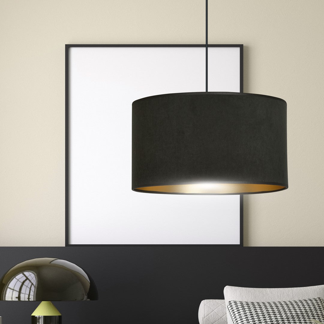 Hilde 1 pendant light black