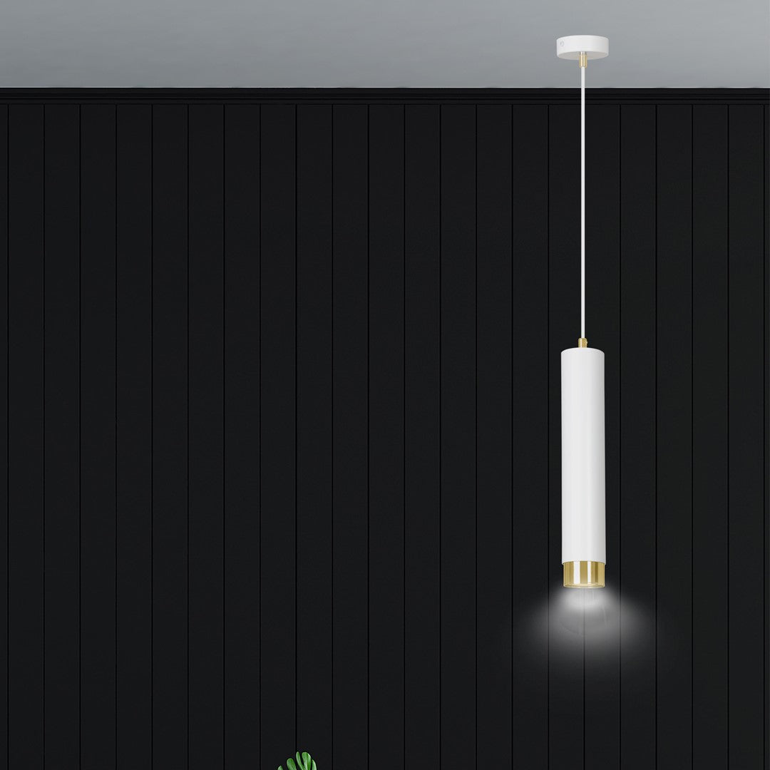 Kibo 1 pendant light white/gold