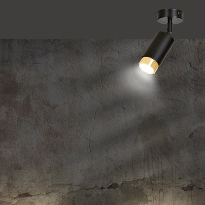Hiro 1 ceiling spotlight black/gold
