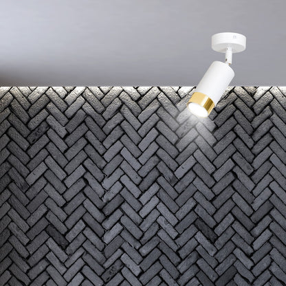 Hiro 1 ceiling spotlight white/gold