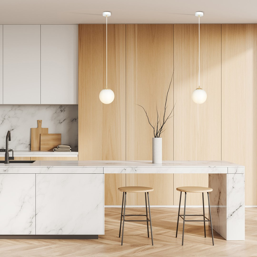 Royal 1 pendant light white