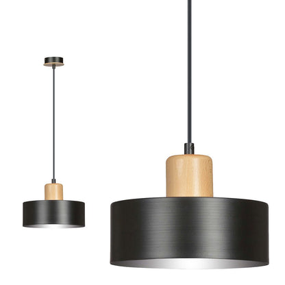 Torin 1 pendant light black