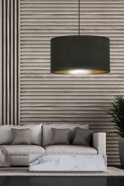 Hilde 1 pendant light black