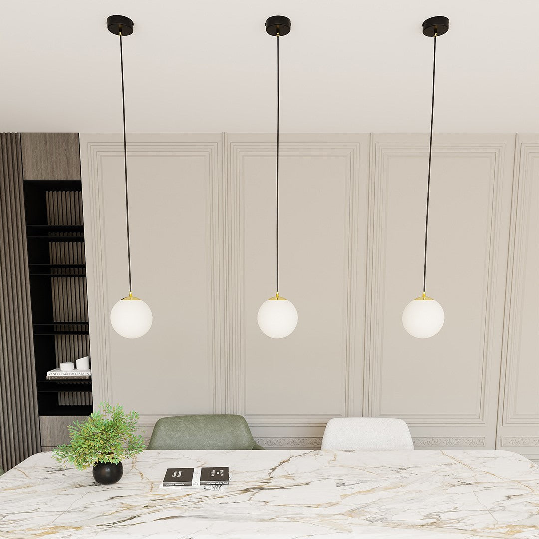 Royal 1 pendant light black