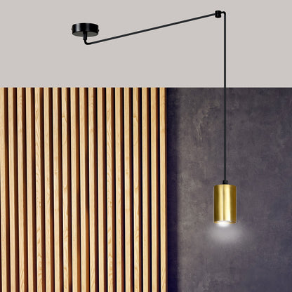 Traker pendant light black/gold