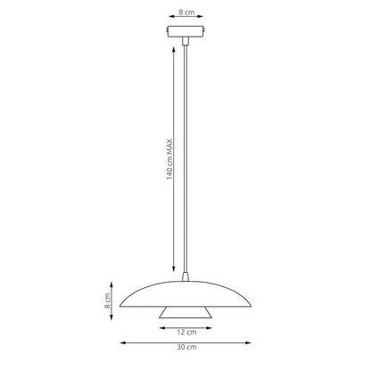 Babel 1 pendant light black