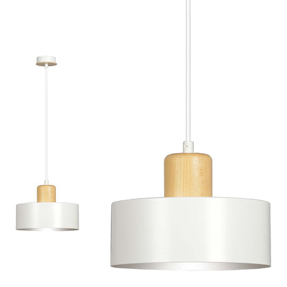 Torin 1 pendant light white