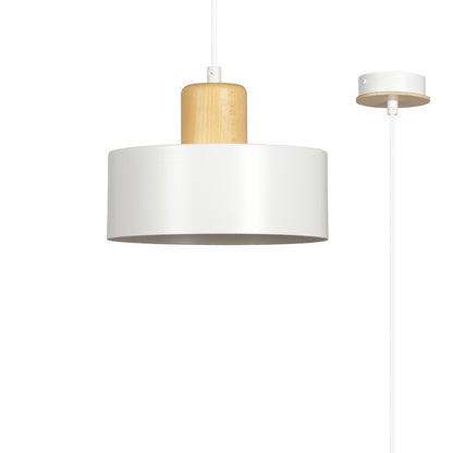 Torin 1 pendant light white