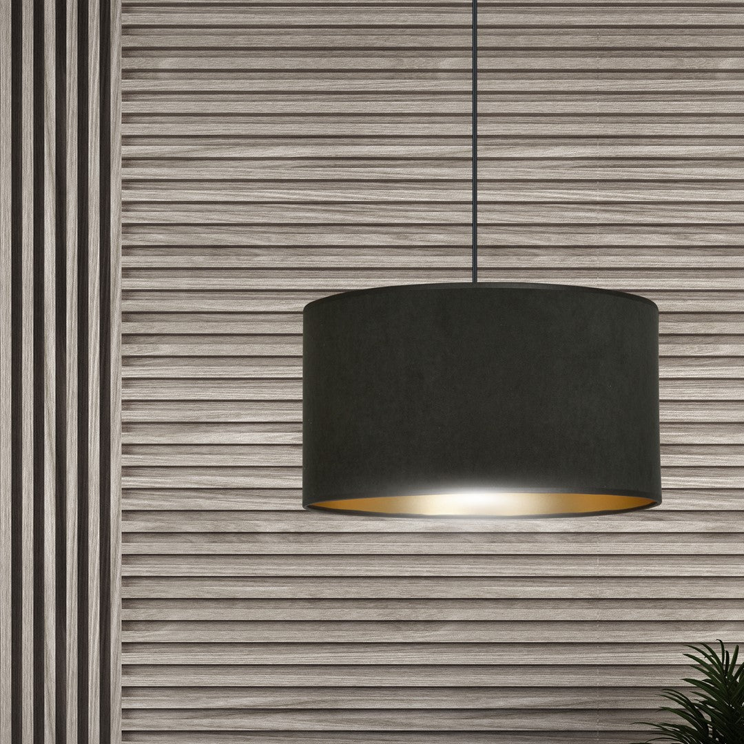 Hilde 1 pendant light black