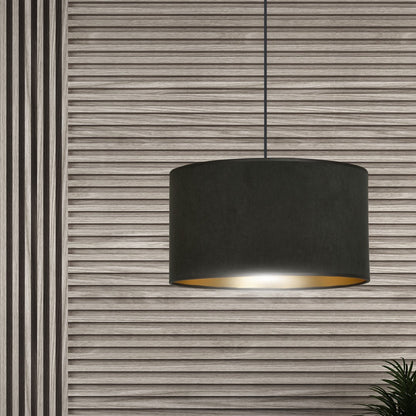 Hilde 1 pendant light black