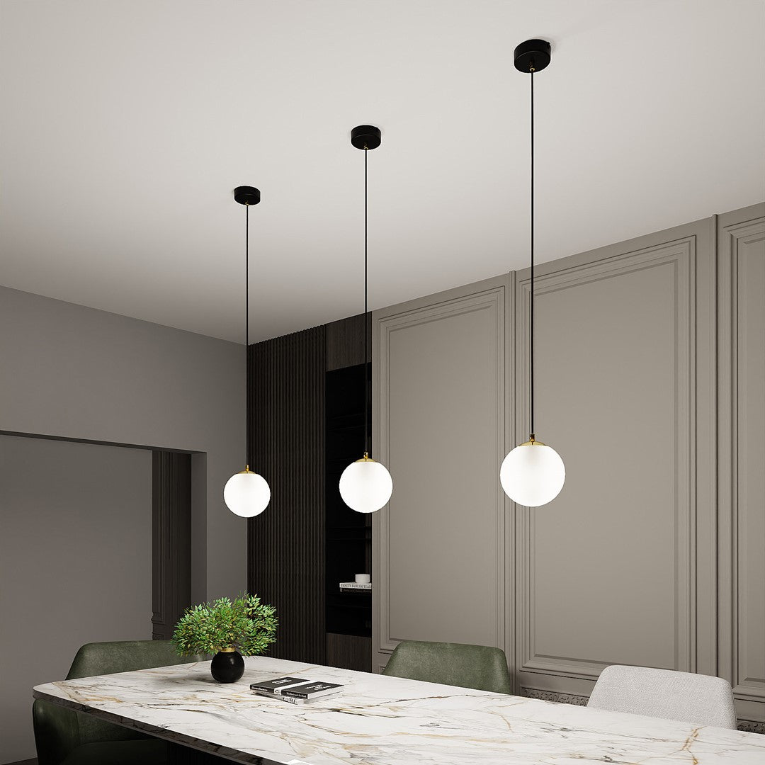Royal 1 pendant light black