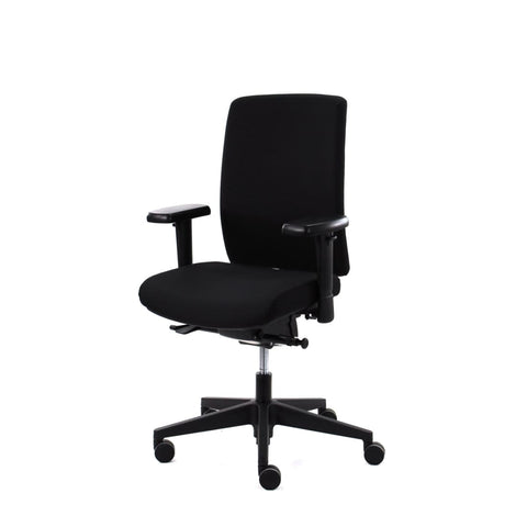 Workliving NPR1813 Ramblas Comfort Black Edition - Kontorstol Ergonomisk design ARBO
