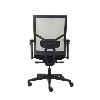 Workliving Zuidas Mesh Black Edition - Seat in Regain - Office Chair Ergonomic Design (N)EN 1335