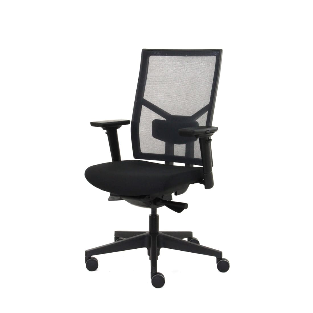 Workliving Zuidas Mesh Black Edition - Seat in Regain - Office Chair Ergonomic Design (N)EN 1335