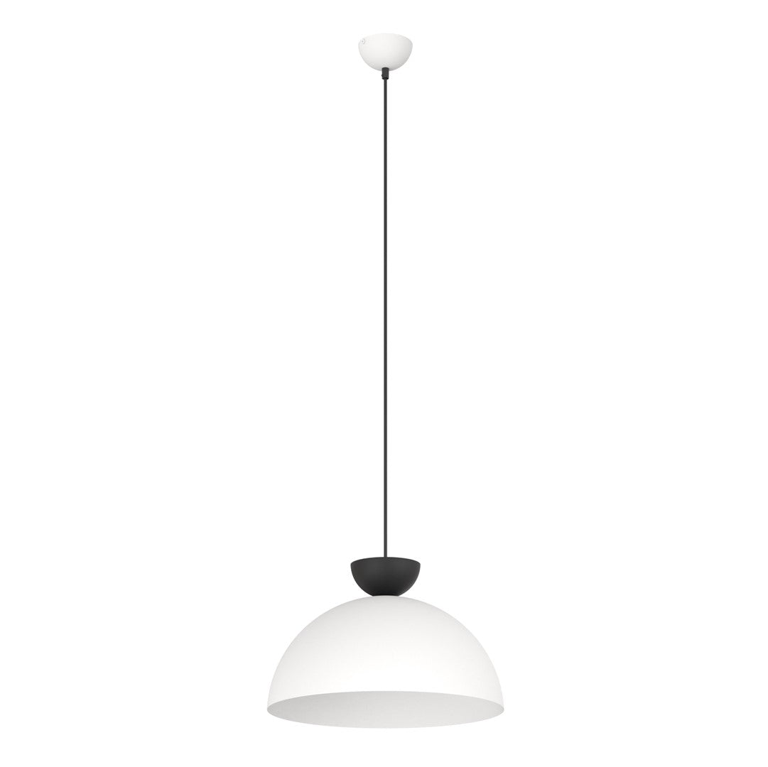 Lunaro 1L pendant light white/black