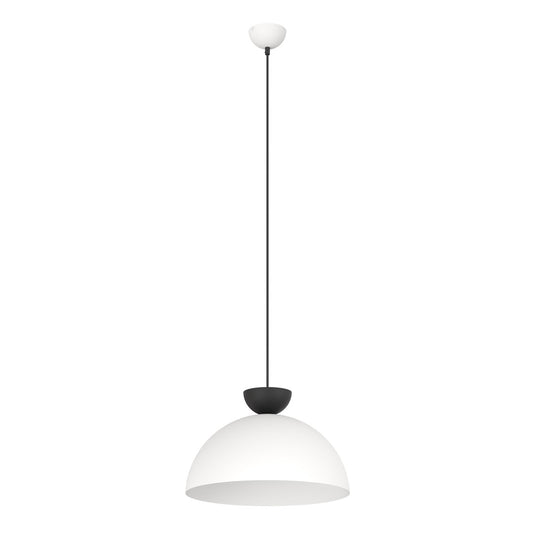 Lunaro 1L pendant light white/black