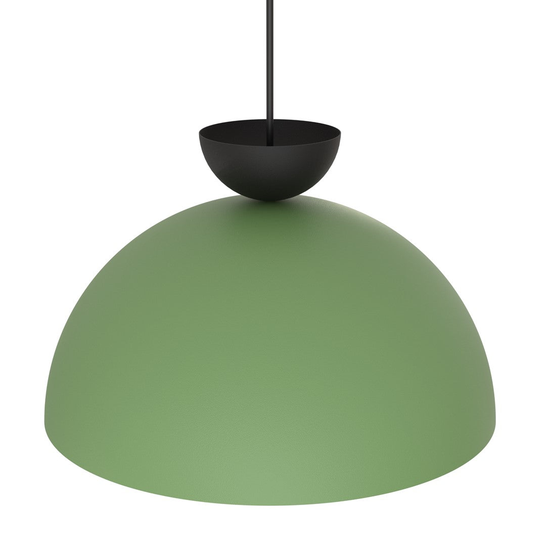 Lunaro 1L pendant light black/green