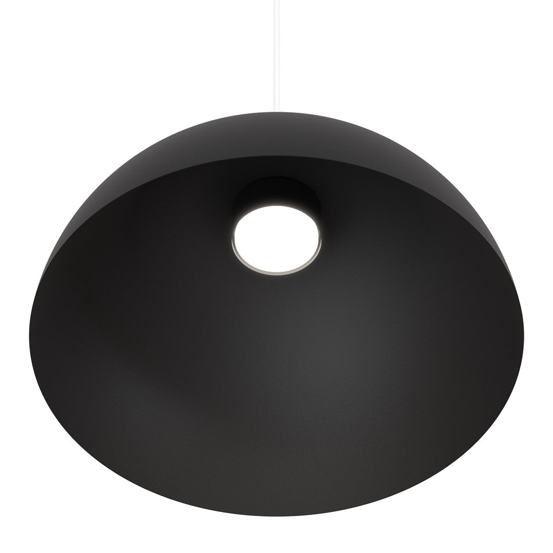Lunaro 1L pendant light black/white