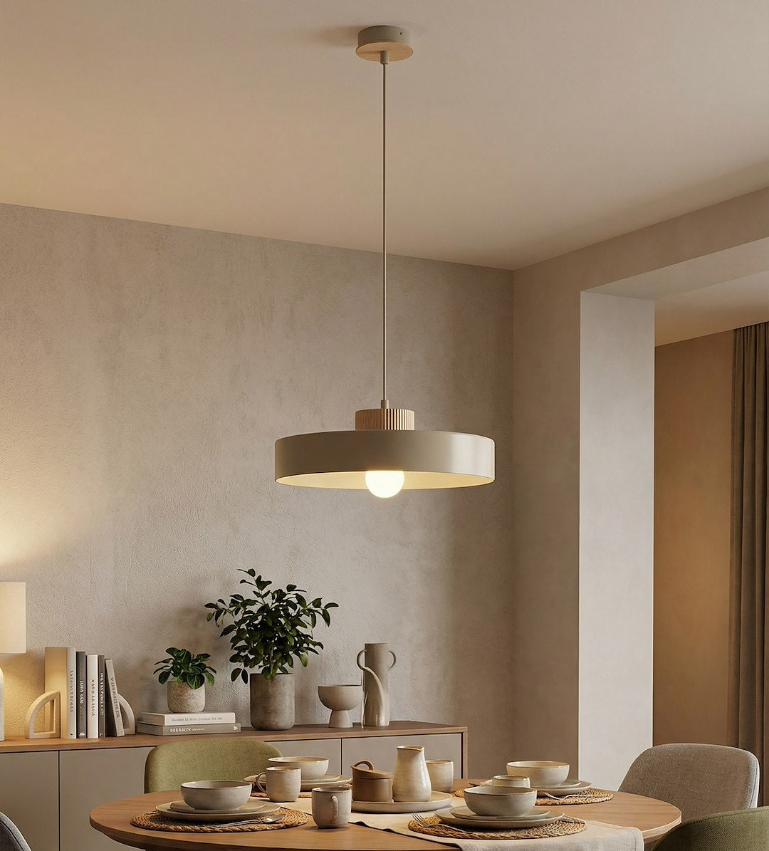 Kivi 1L pendant light mocha
