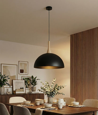 Nautica 1L pendant light black