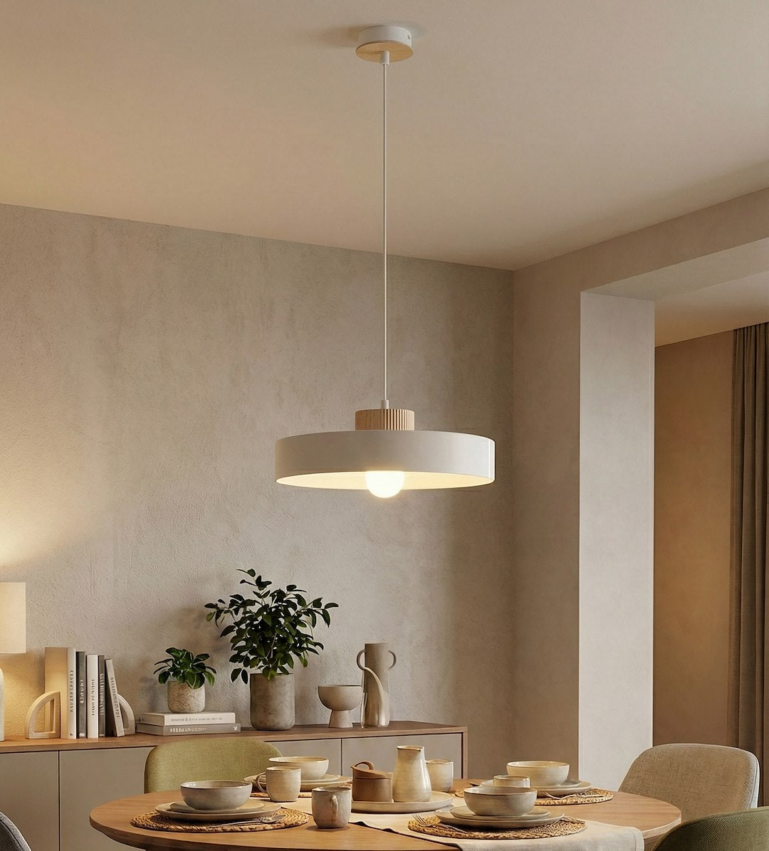 Kivi 1L pendant light white