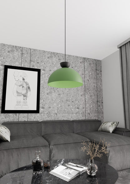 Lunaro 1L pendant light black/green
