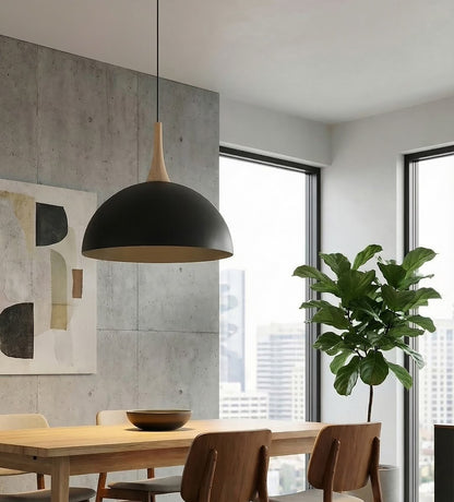 Nautica 1L pendant light black