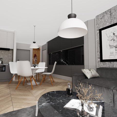 LUNARO 1L BL HVID/SORT