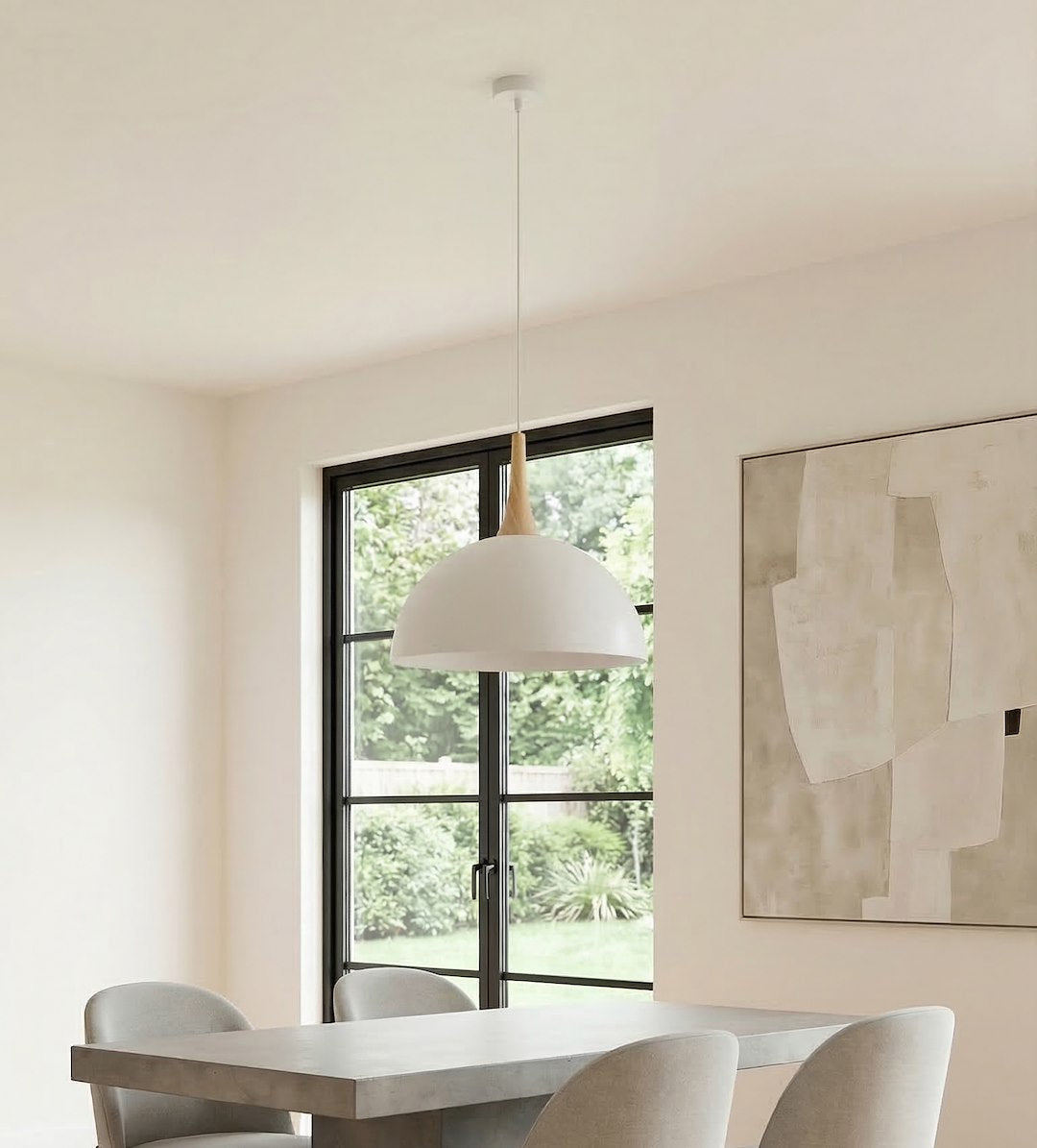 Nautica 1L pendant light white