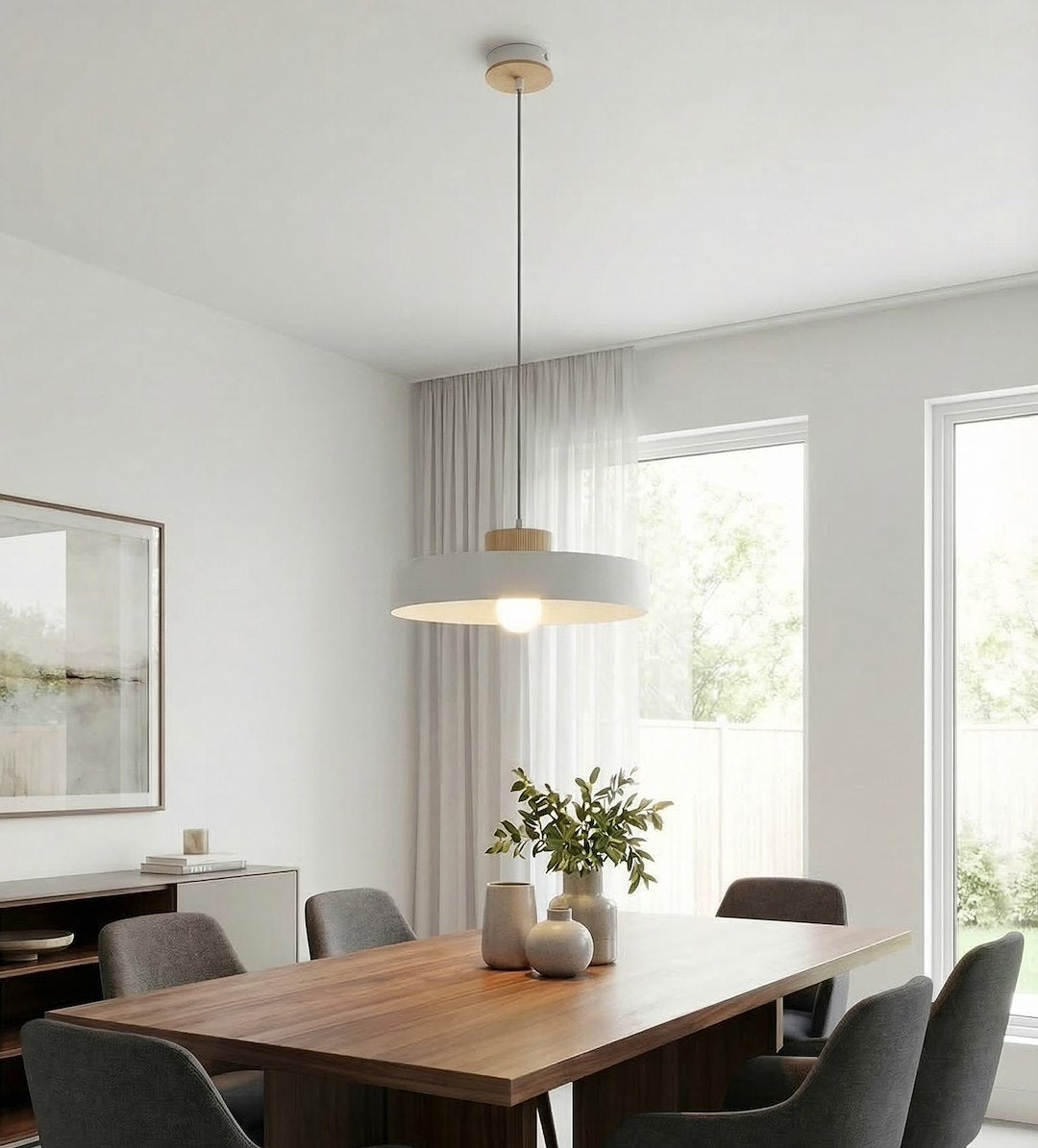 Kivi 1L pendant light white