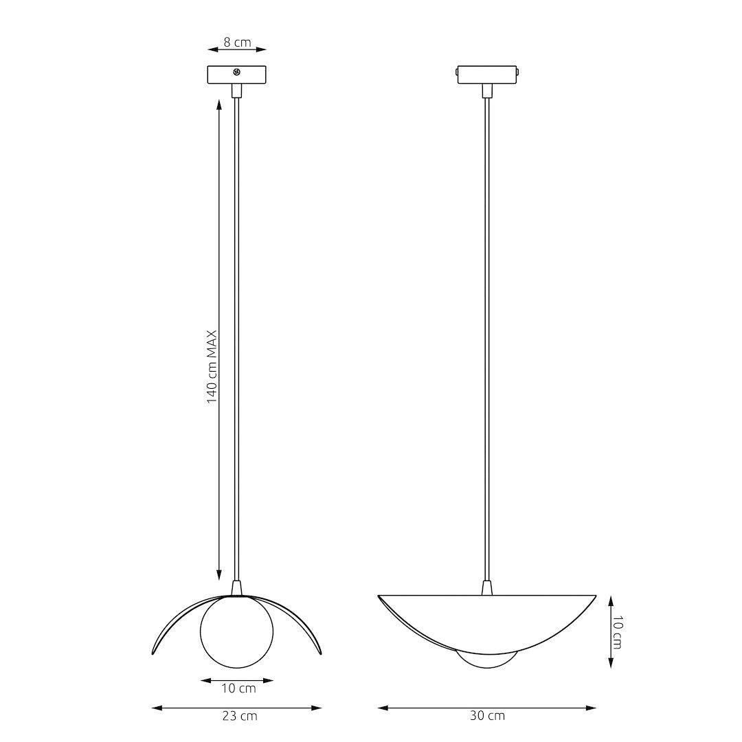 Ritual 1M pendant light mocha