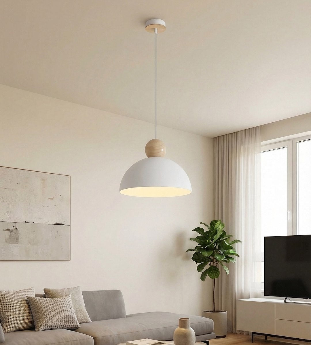 Kaki 1M pendant light white