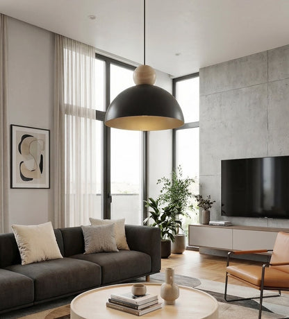 Kaki 1M ceiling lamp black