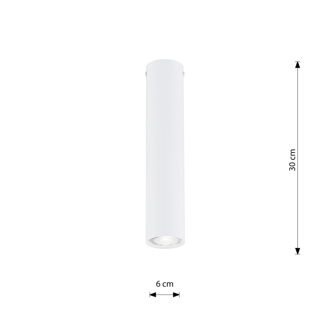 Tecno 1m ceiling spotlight white