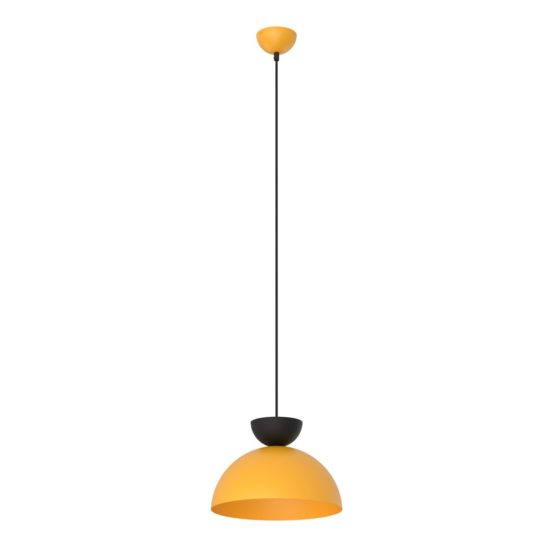 Lunaro 1S pendant light black/orange