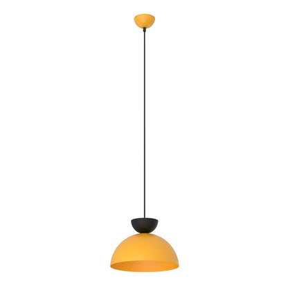 Lunaro 1S pendant light black/orange