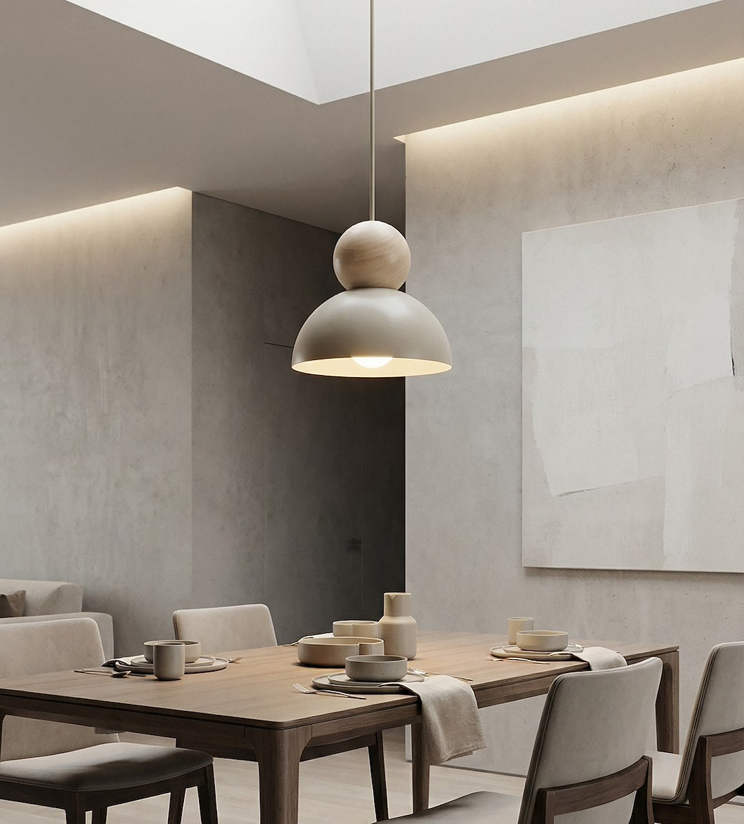 Kaki 1S ceiling lamp mocha