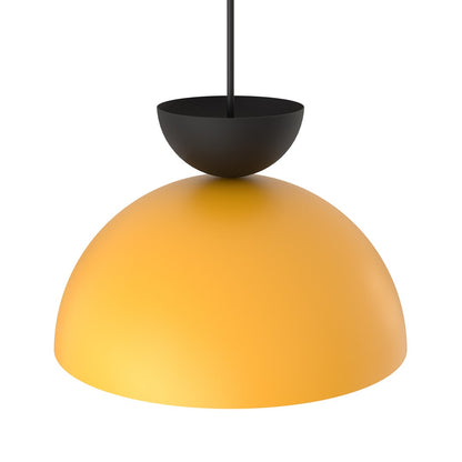 Lunaro 1S pendant light black/orange