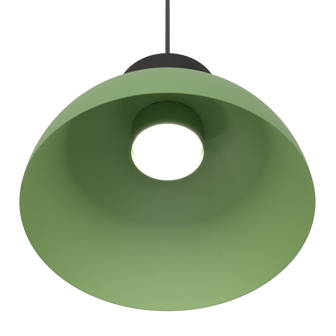 Lunaro 1S pendant light black/green