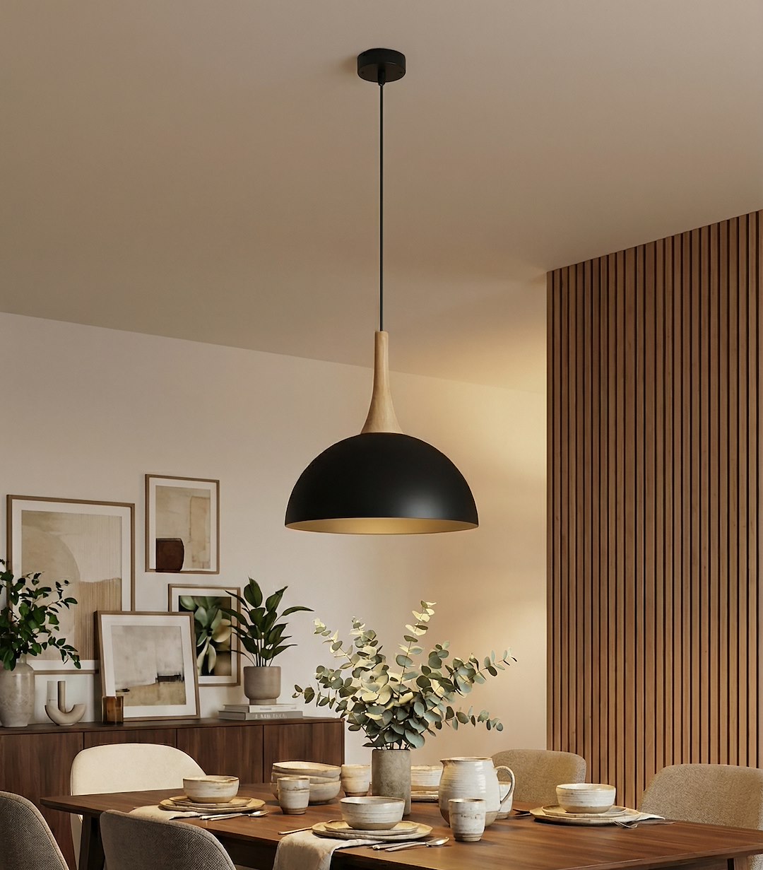 Nautica 1S pendant light black