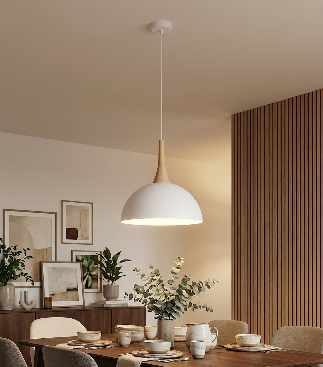 Nautica 1S pendant light white