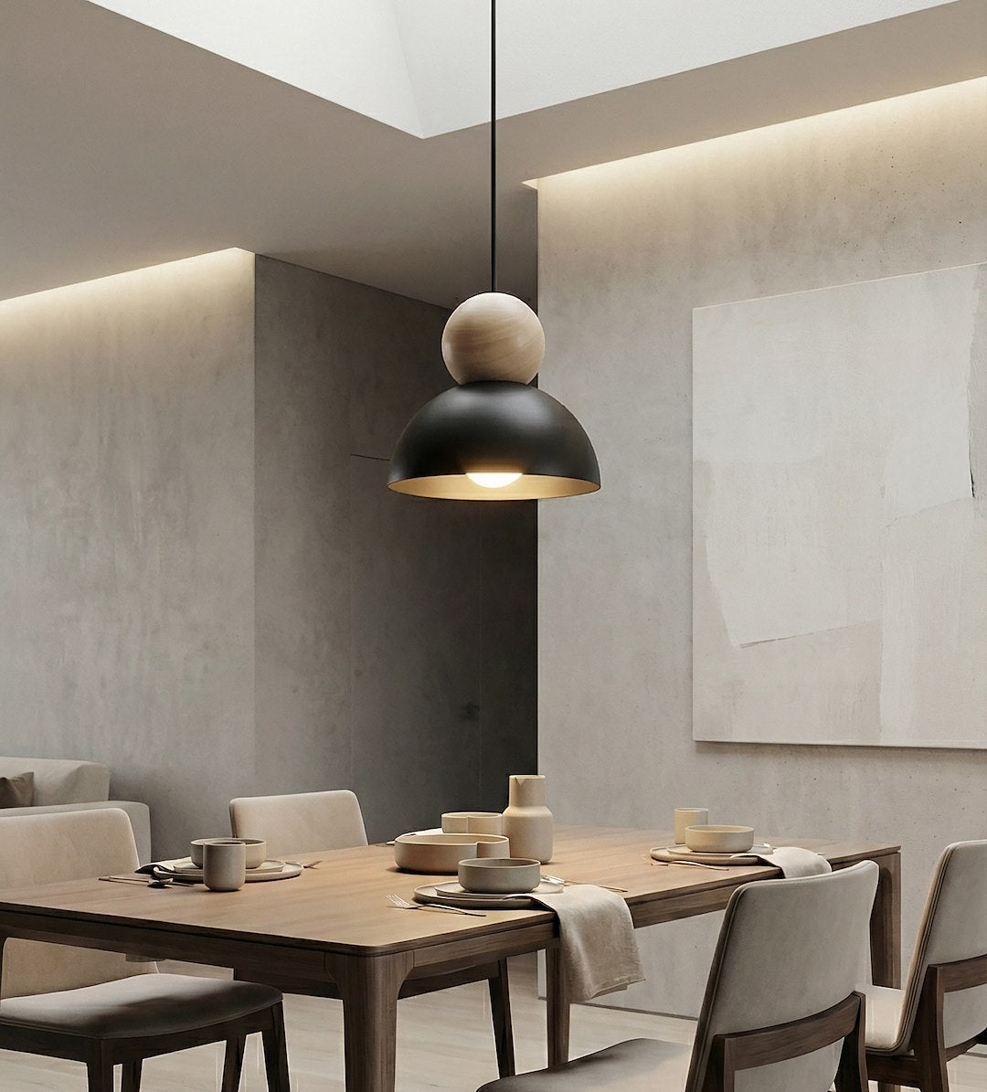 Kaki 1S ceiling lamp black