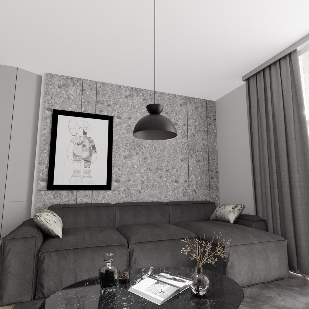 Lunaro 1S pendant light black