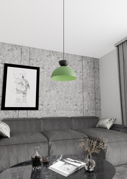 Lunaro 1S pendant light black/green
