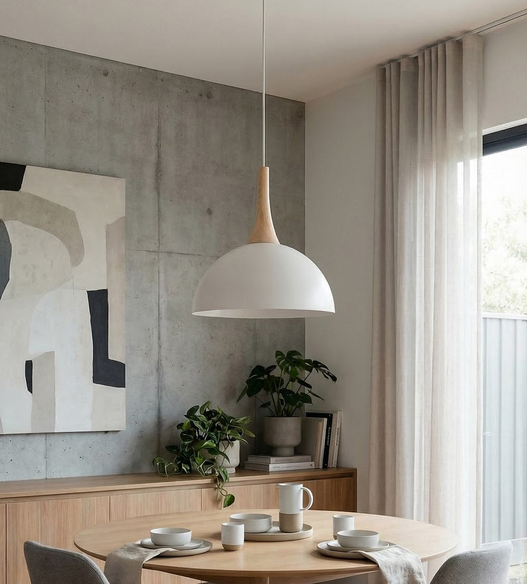 Nautica 1S pendant light white